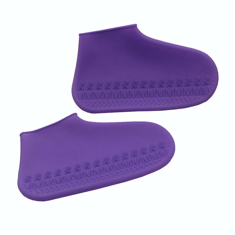 Non - slip thick silicone rain shoe cover - PratSN