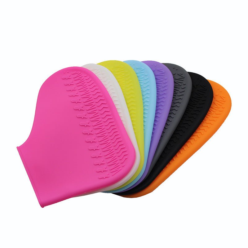 Non - slip thick silicone rain shoe cover - PratSN