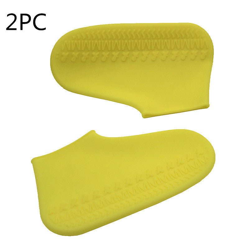 Non - slip thick silicone rain shoe cover - PratSN