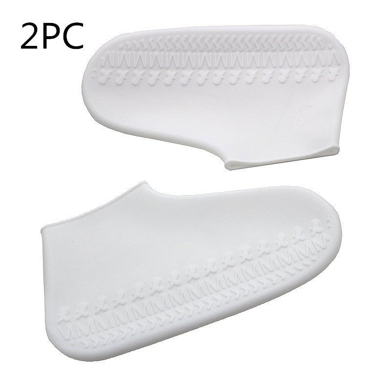 Non - slip thick silicone rain shoe cover - PratSN