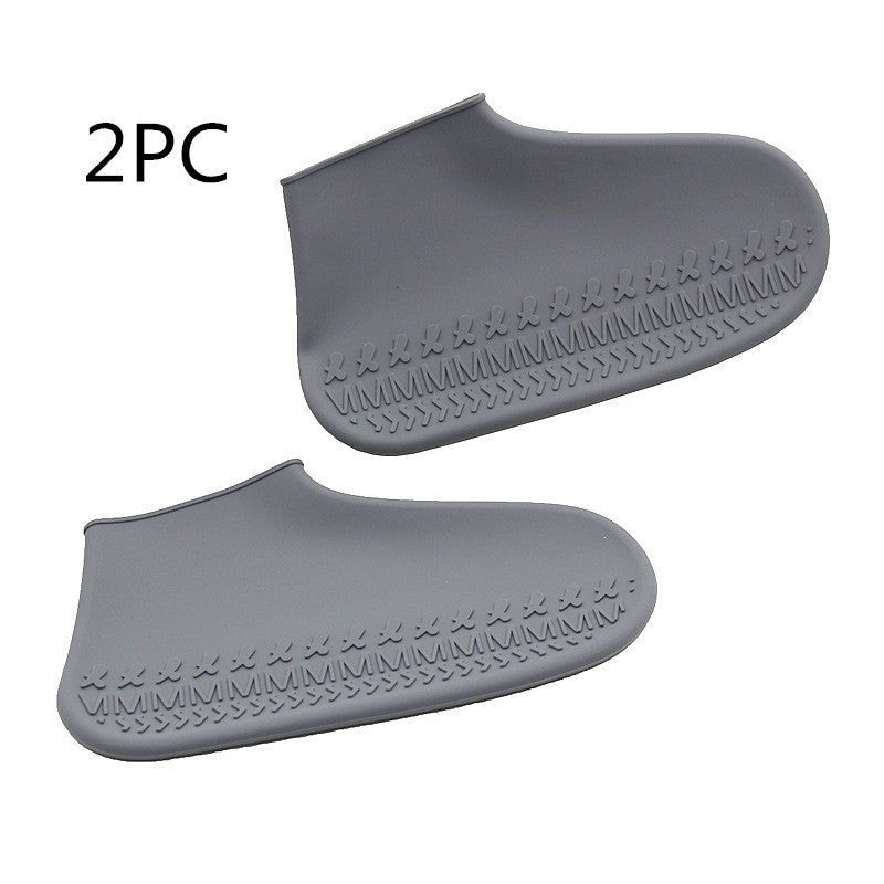Non - slip thick silicone rain shoe cover - PratSN