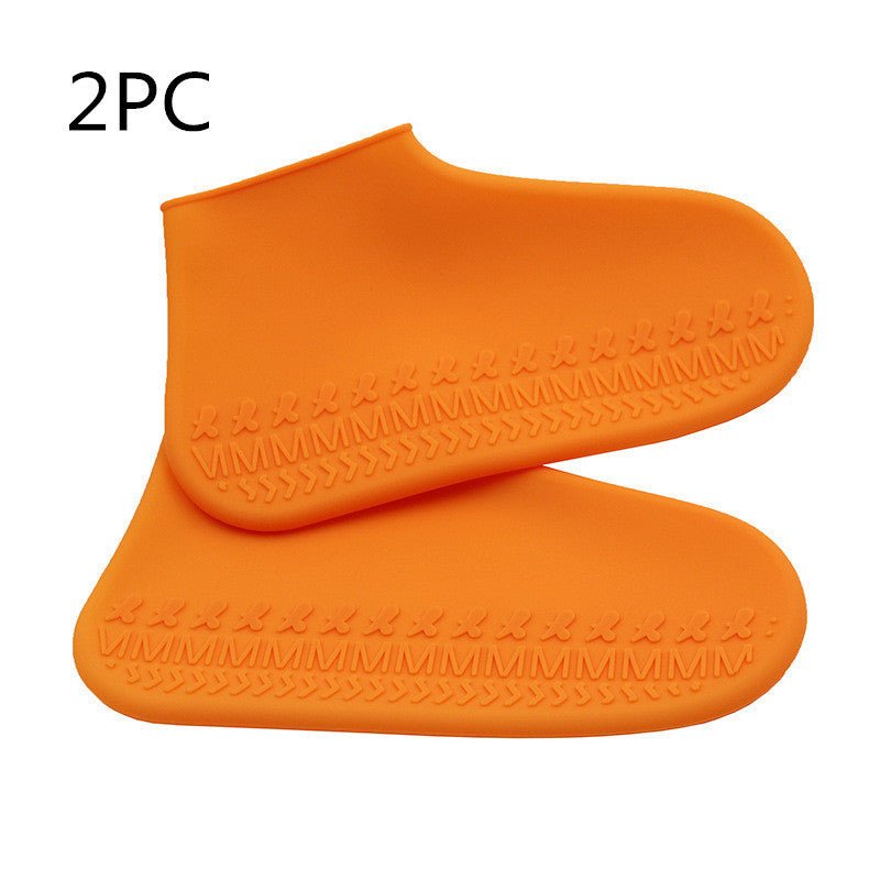 Non - slip thick silicone rain shoe cover - PratSN