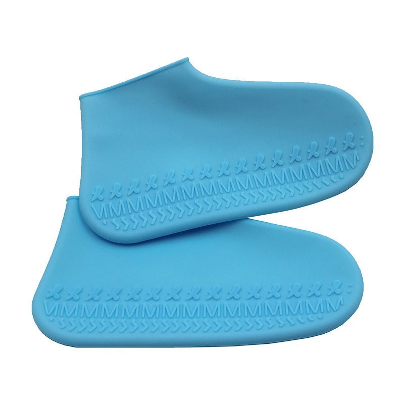 Non - slip thick silicone rain shoe cover - PratSN