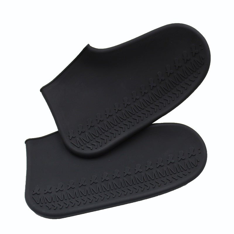 Non - slip thick silicone rain shoe cover - PratSN