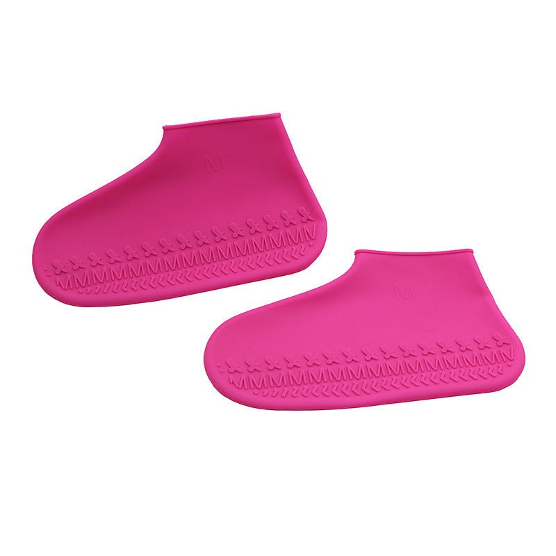 Non - slip thick silicone rain shoe cover - PratSN