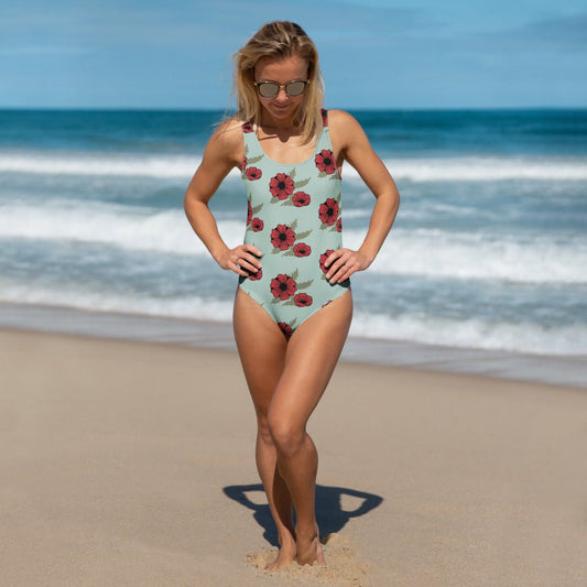 One - Piece Swimsuit | Floral Bathing suit | Swimwear - PratSN