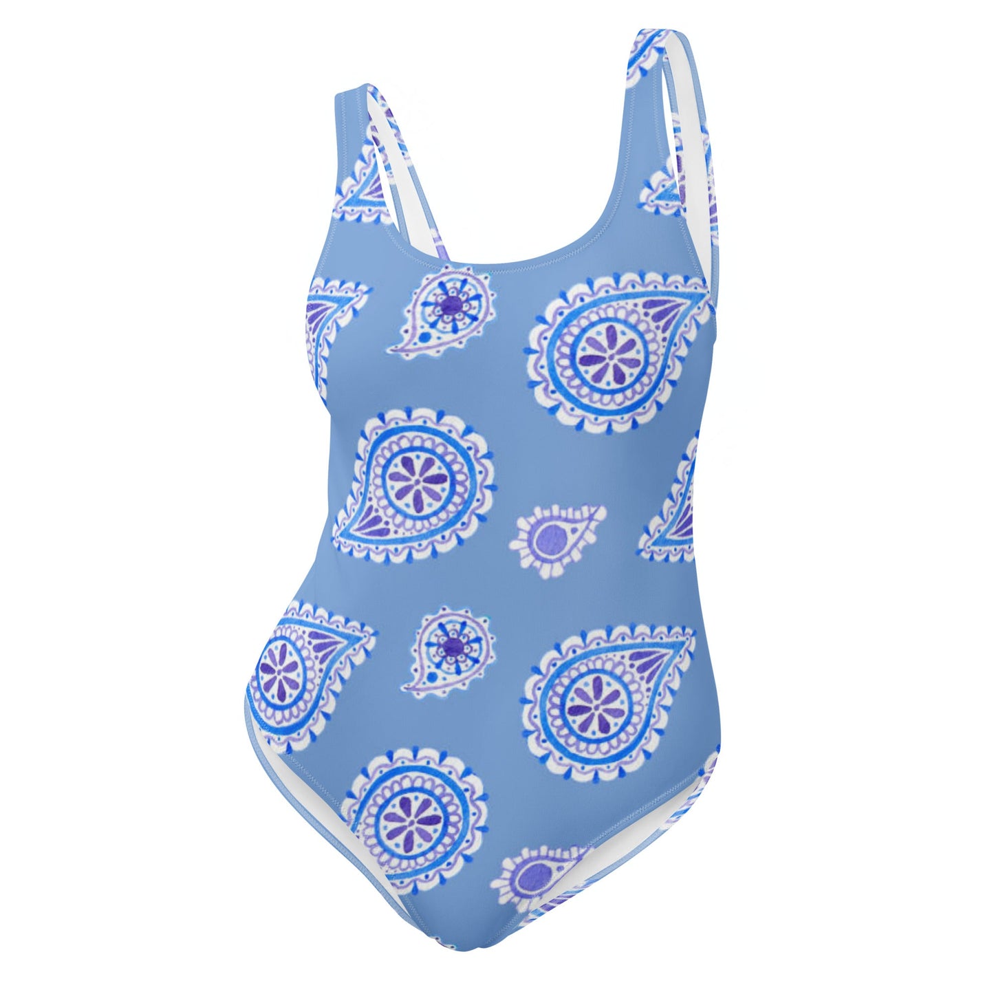 One - Piece Swimsuit, Sky Blue Swimsuit, Women's Swimwear, Bathing Suit, Outfit Swimsuit, Beachwear, Bathing Suit - PratSN