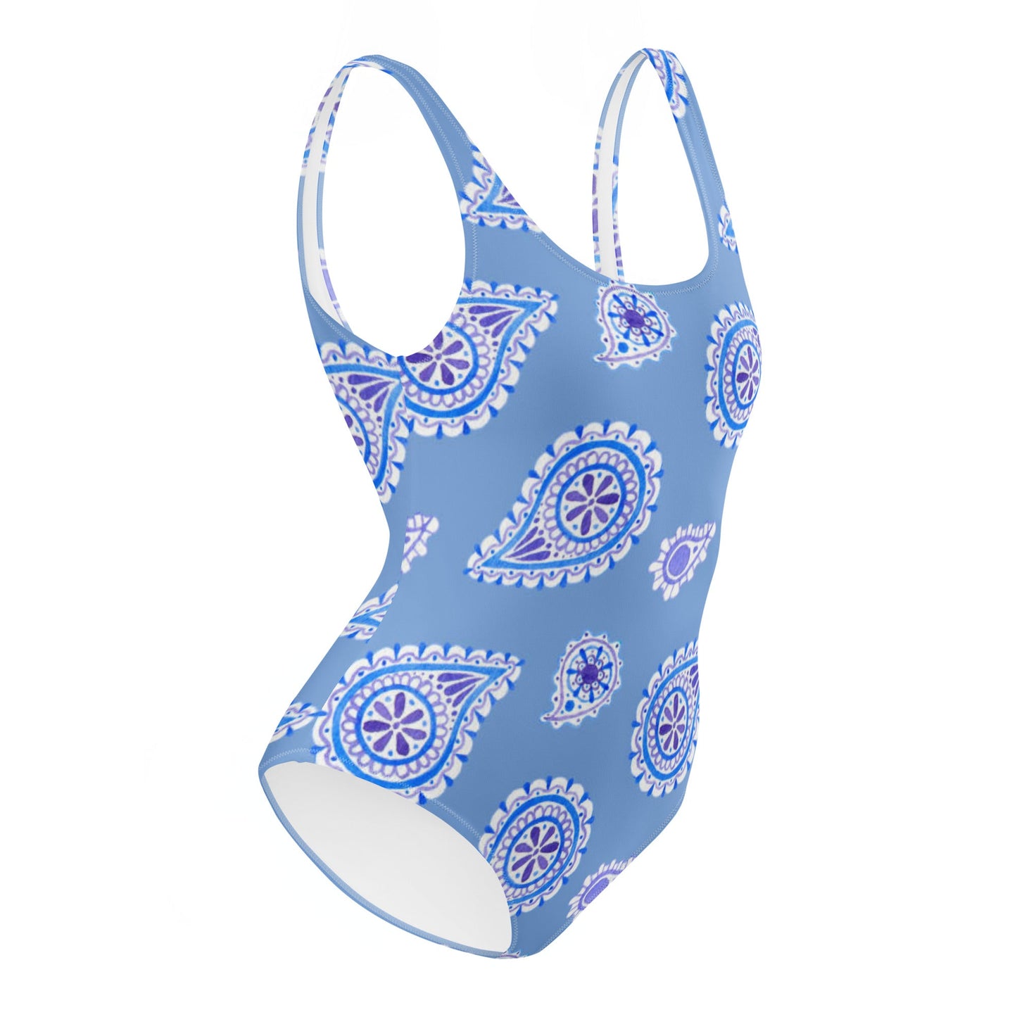 One - Piece Swimsuit, Sky Blue Swimsuit, Women's Swimwear, Bathing Suit, Outfit Swimsuit, Beachwear, Bathing Suit - PratSN