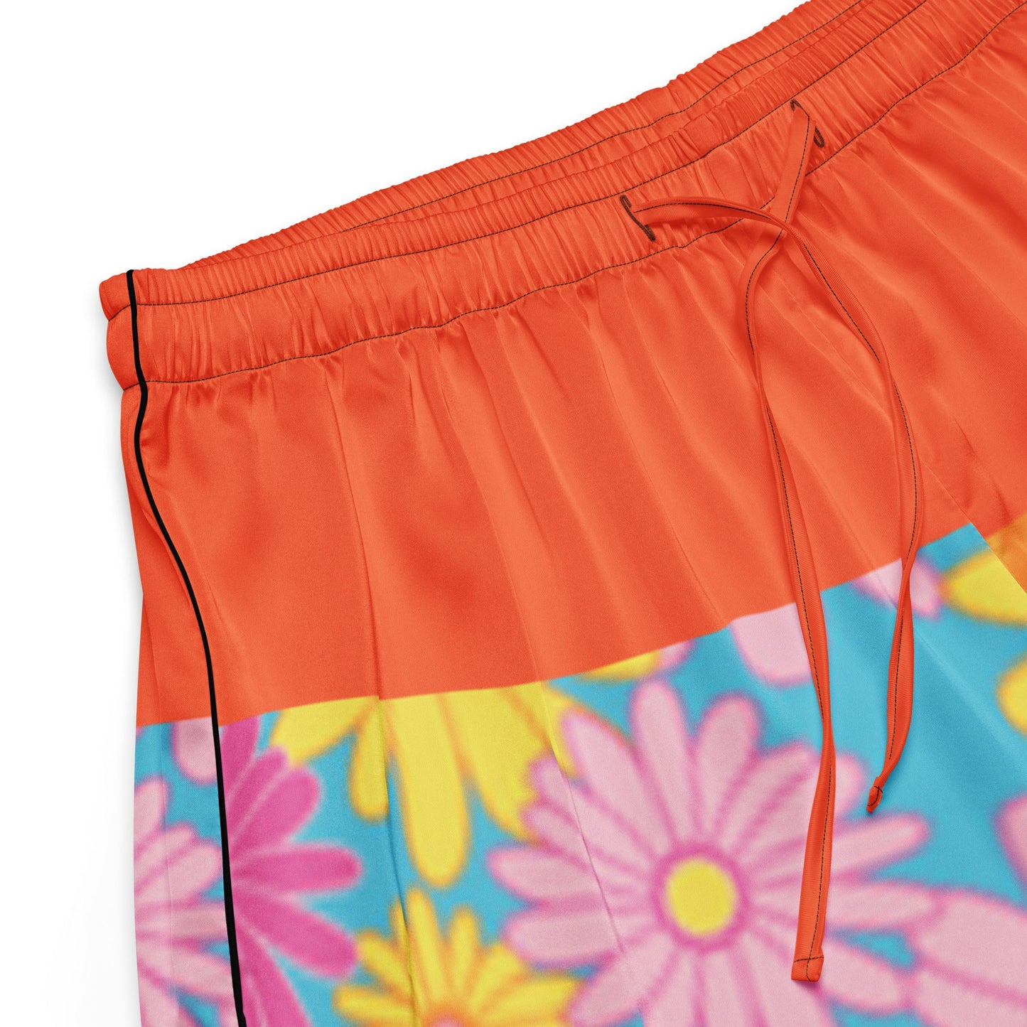 Orange floral Women’s pajama shorts - PratSN