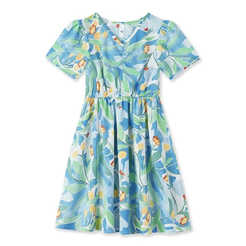 Parent - child Matching Beach Couple Daughter Same Dress Father Son Shirts SetClothes Summer Vacation Look Family Clothing Mother - PratSN