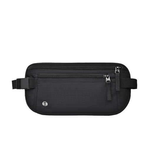 Passport Document Bag Personal Invisible Waterproof Mobile Phone Waist Bag - PratSN