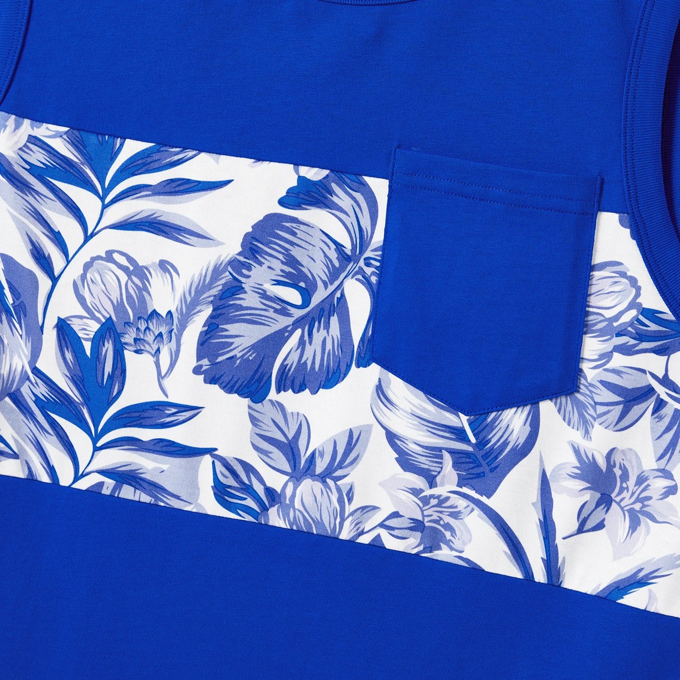 PatPat Family Matching Color Block Sleeveless Shirt and Floral Cami Button Hi - Low Dress Sets - PratSN