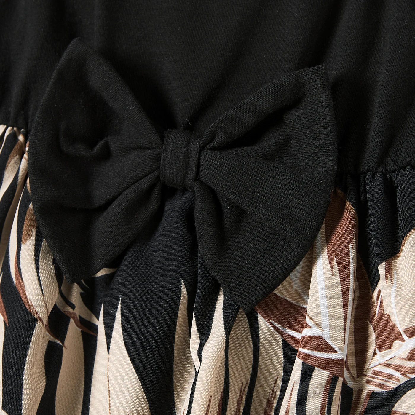 PatPat Family Matching Floral Print Belted Cami Dresses And Solid Short Sleeve Tops Sets - PratSN