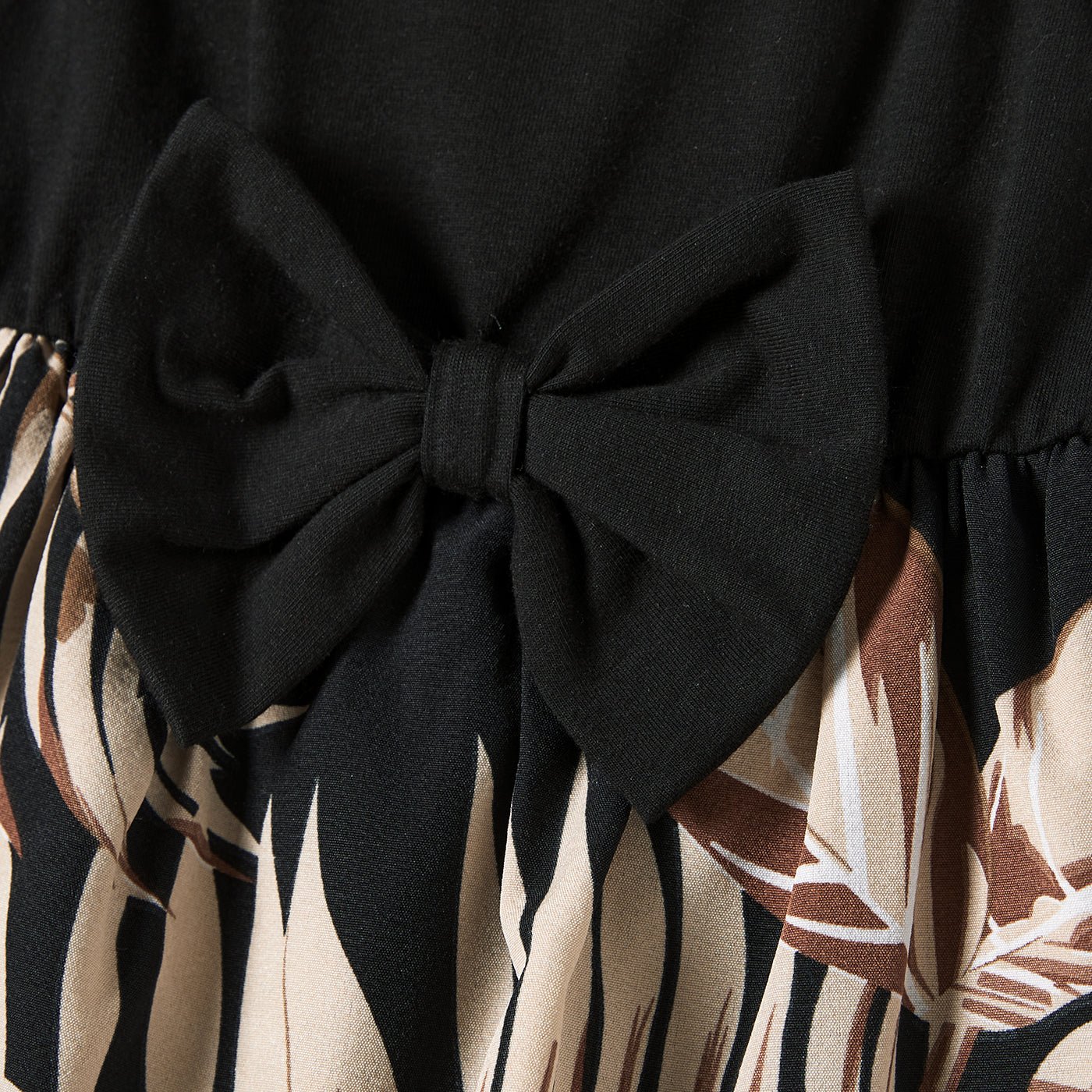 PatPat Family Matching Floral Print Belted Cami Dresses And Solid Short Sleeve Tops Sets - PratSN