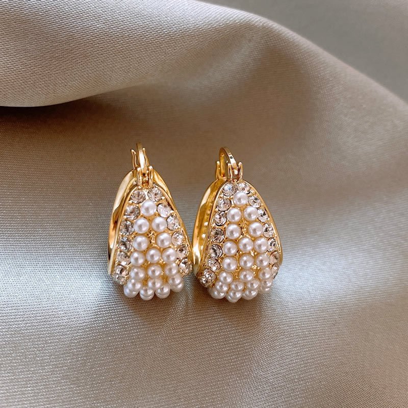 Pearl Cabas Fashion Ear Clips Women - PratSN