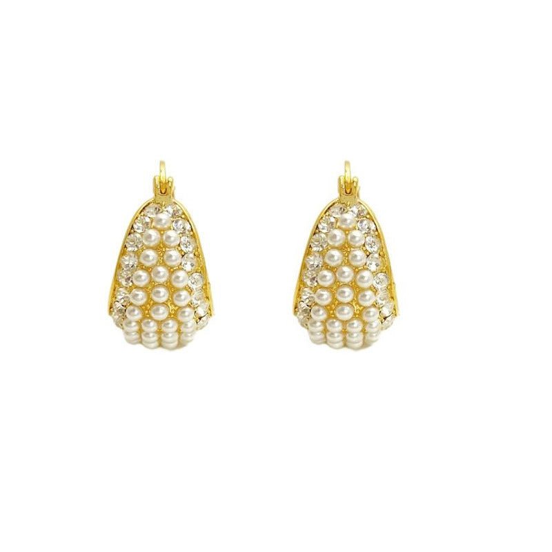 Pearl Cabas Fashion Ear Clips Women - PratSN