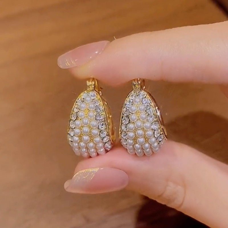 Pearl Cabas Fashion Ear Clips Women - PratSN