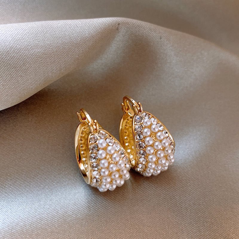 Pearl Cabas Fashion Ear Clips Women - PratSN