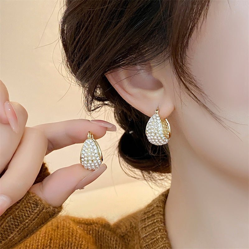 Pearl Cabas Fashion Ear Clips Women - PratSN