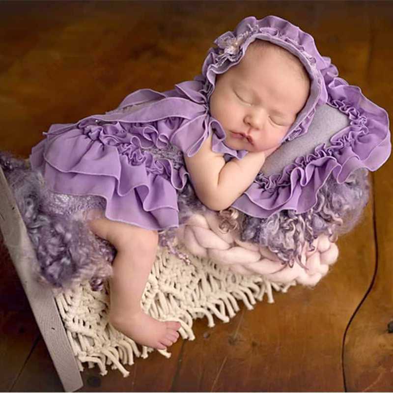 Photography Clothes Full Moon Baby Photo Clothes Five - piece Suit - PratSN