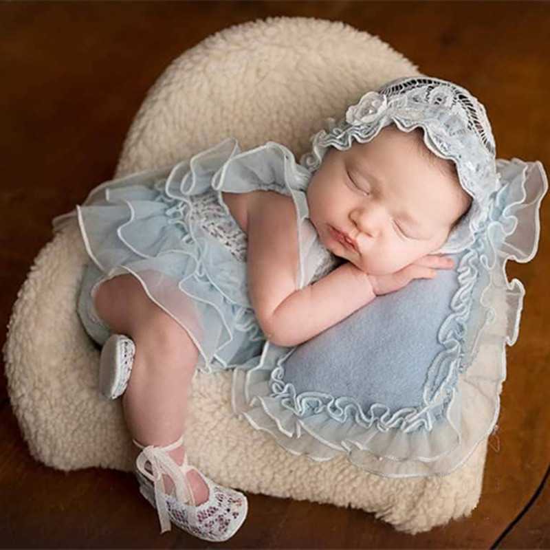 Photography Clothes Full Moon Baby Photo Clothes Five - piece Suit - PratSN