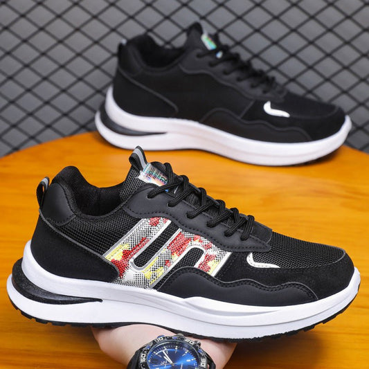 Plus Size Men's Mesh Breathable Sports Casual Shoes - PratSN