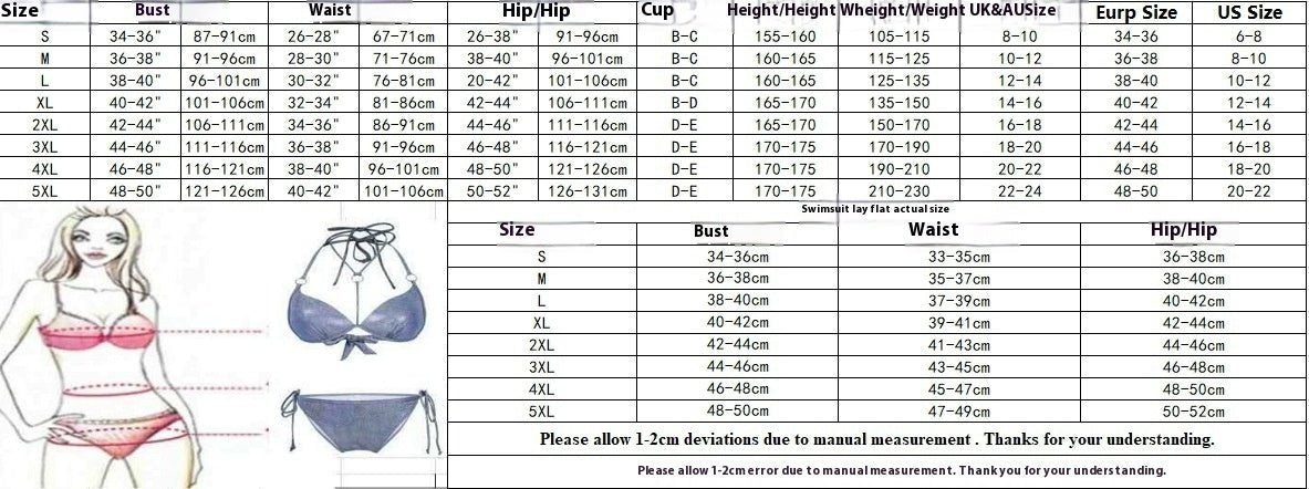Plus Size Quick - drying Women's Split Skirt Bikini Swimsuit - PratSN