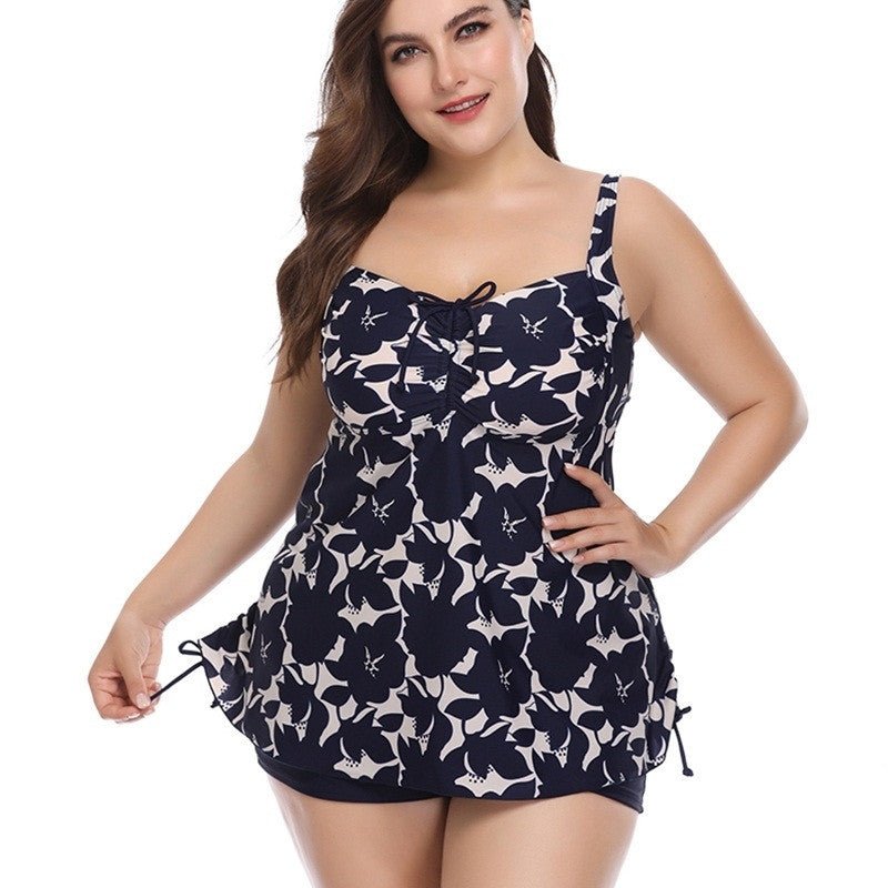 Plus Size Sexy Women Swimwear 2 Piece Swim Bathing Suit - PratSN