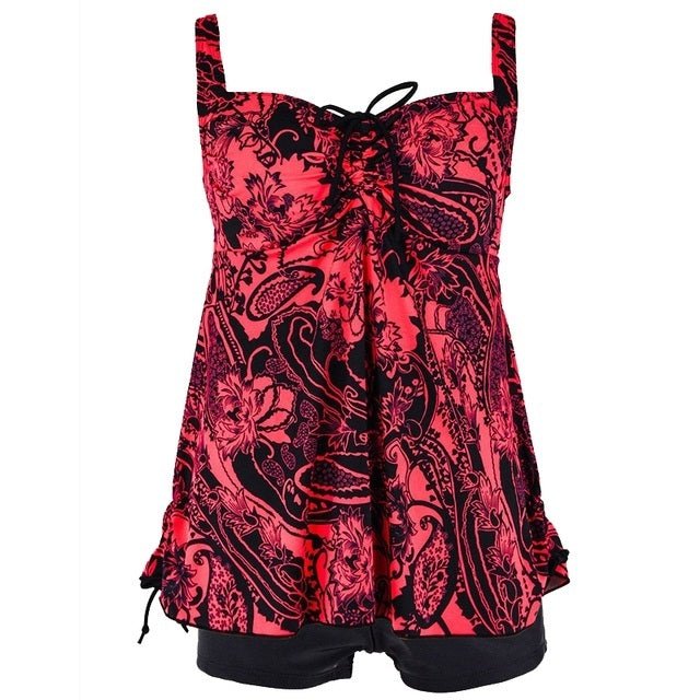 Plus Size Sexy Women Swimwear 2 Piece Swim Bathing Suit - PratSN