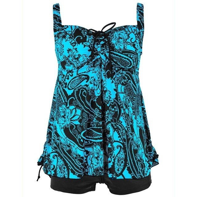 Plus Size Sexy Women Swimwear 2 Piece Swim Bathing Suit - PratSN