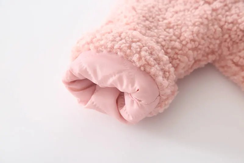 Plush Girls Coat Autumn Winter Lambswool Kids Jacket Fashion Little Princess Christmas Outerwear 2 4 6 8 Years Children Clothing - PratSN