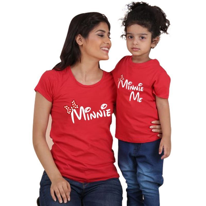 Popular Short Sleeve T-Shirt Mother - Daughter Printing - PratSN