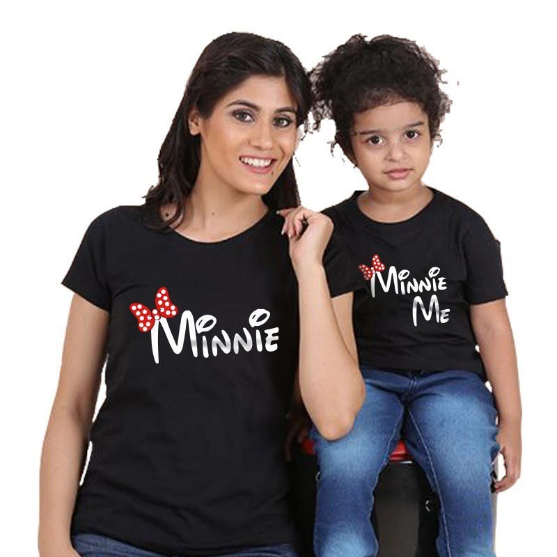 Popular Short Sleeve T-Shirt Mother - Daughter Printing - PratSN
