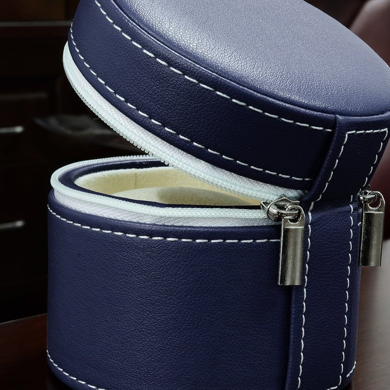 Portable Minimalist Leather Travel Watch Organizer - PratSN