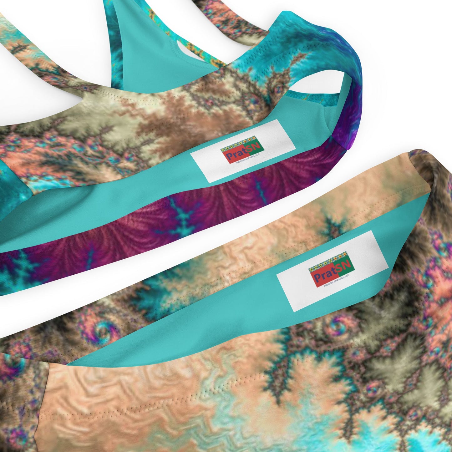 Recycled high - waisted bikini, Beach dress, Beach dress for summer and spring - PratSN