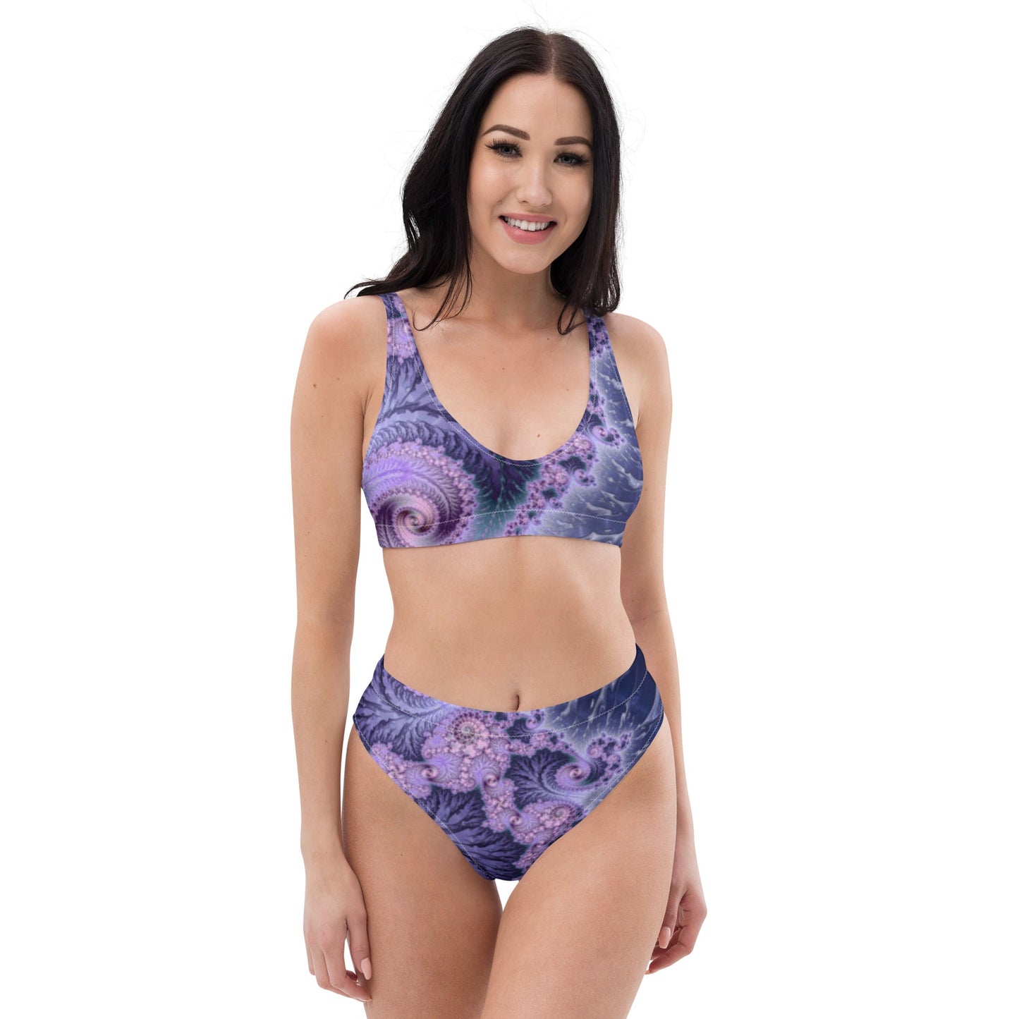 Recycled high - waisted bikini, Women's Summer Wear, two - piece Bikini, Beach dress, Beach dress for summer and spring - PratSN