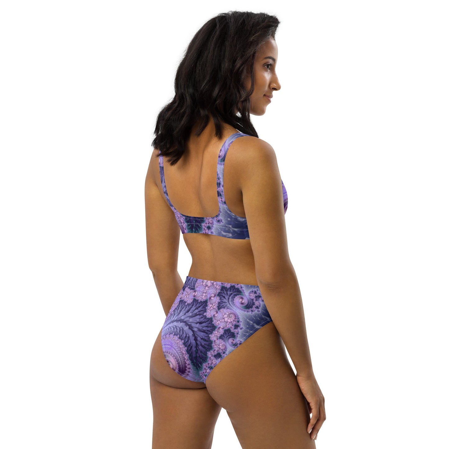 Recycled high - waisted bikini, Women's Summer Wear, two - piece Bikini, Beach dress, Beach dress for summer and spring - PratSN