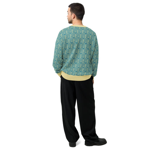Relaxed fit knitted crew neck sweater | Casual unisex sweater | Winter unisex sweater - PratSN