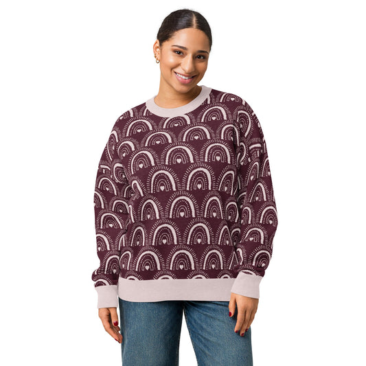 Relaxed fit knitted crew neck sweater | Unisex Relaxed Fit Knitted Crew Neck Sweater - PratSN