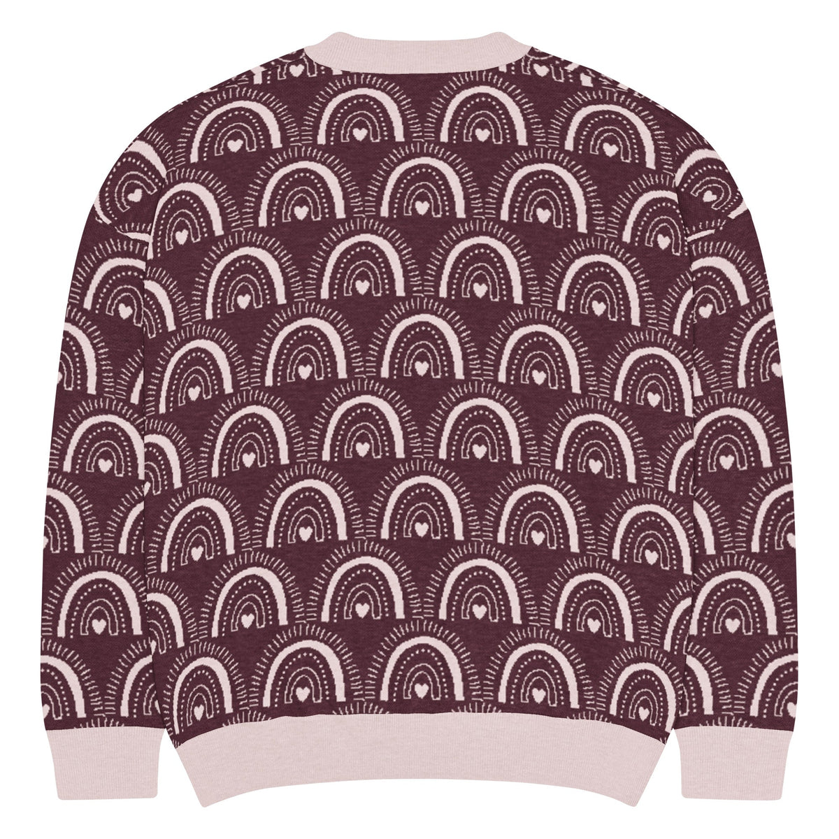 Relaxed fit knitted crew neck sweater | Unisex Relaxed Fit Knitted Crew Neck Sweater - PratSN
