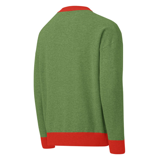 Relaxed fit knitted crew neck sweater | Unisex Relaxed Fit Knitted Crew Neck Sweater - PratSN