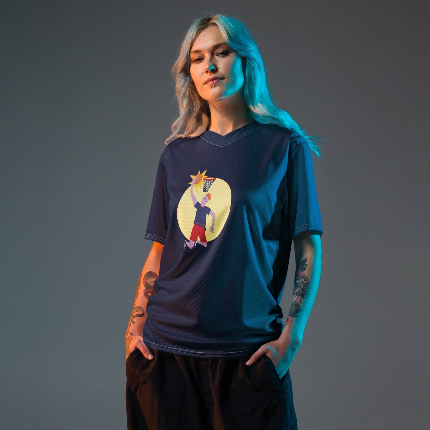 Retro Unisex Sports Jersey - Vintage Lightweight Athletic Shirt - PratSN