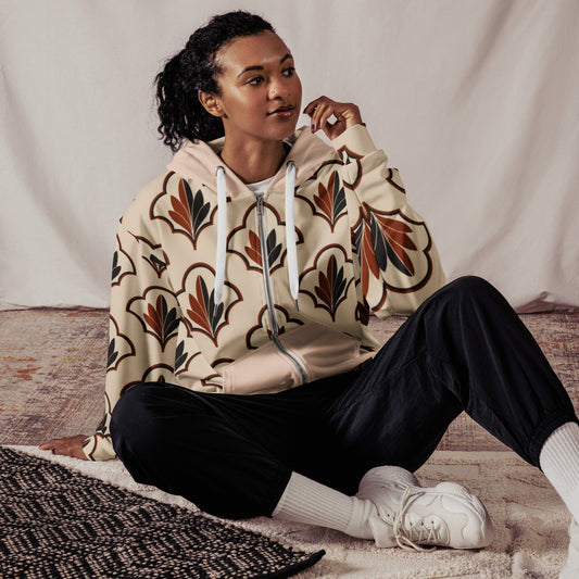 Retro Unisex Zip Hoodie with Vintage Style - PratSN