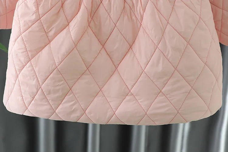 Ropa De Niño Child Clothing 2023 Winter Baby Clothes Korean Cute Girl Outer Cartoon Down Jacket Plush Princess Girl Clothes 아우터 - PratSN