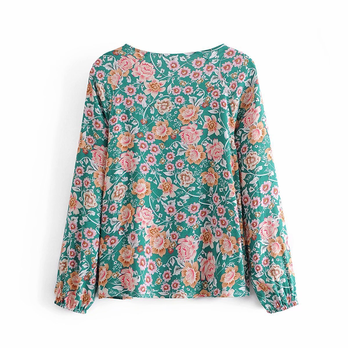 Round Neck Long Sleeve Loose Shirt Bottoming Shirt - PratSN