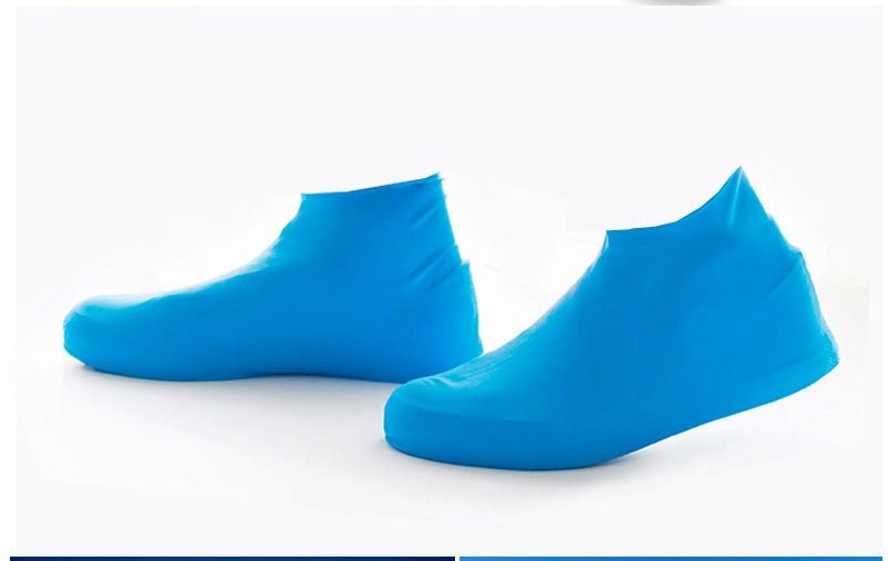 Rubber Anti - slip Waterproof Shoe Cover Reusable Rain Boot Motorcycle Bike Overshoe Blue Yellow for Men Women - PratSN