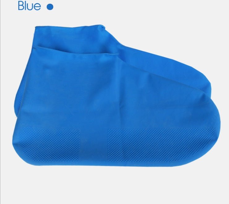 Rubber Anti - slip Waterproof Shoe Cover Reusable Rain Boot Motorcycle Bike Overshoe Blue Yellow for Men Women - PratSN