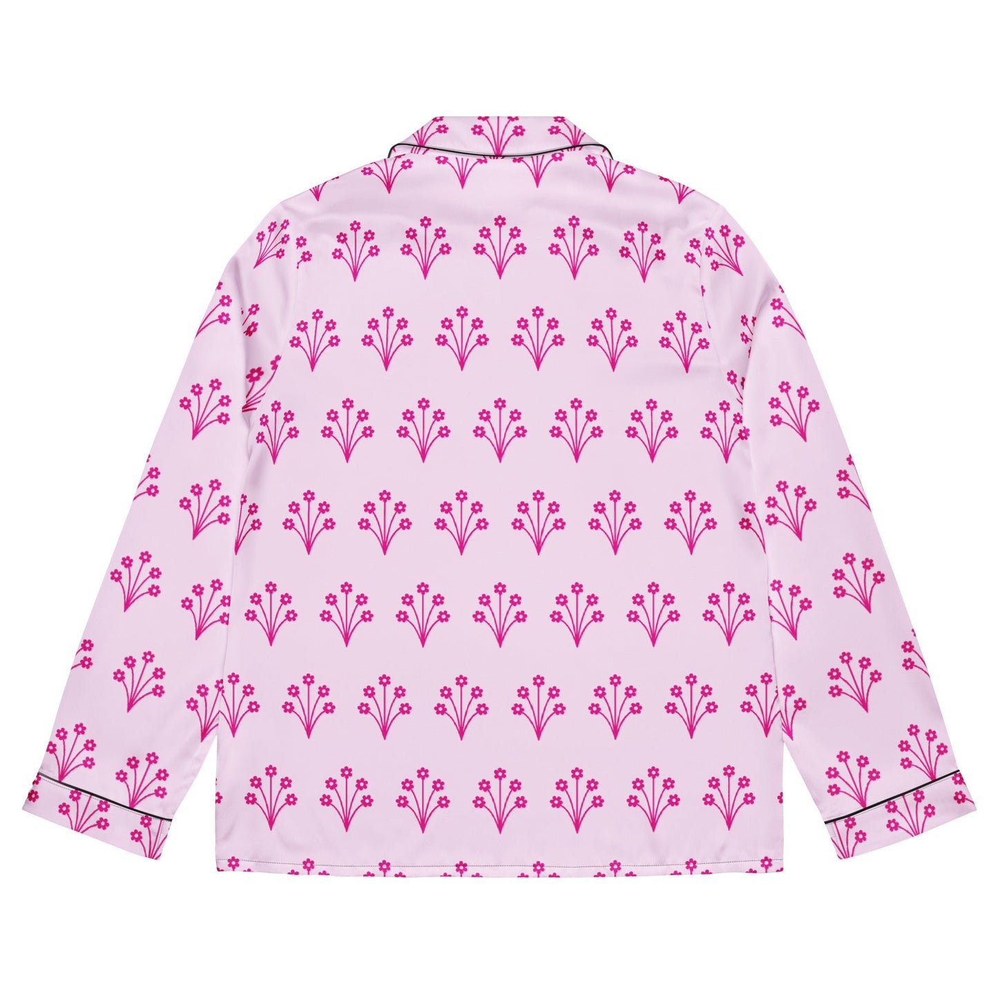 Selago pink Women’s long sleeve pajama top - PratSN