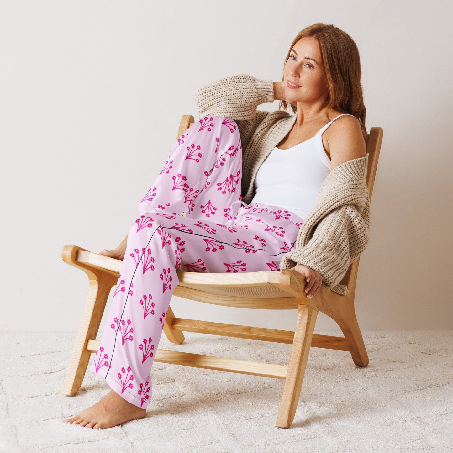 Selago pink Women’s pajama pants - PratSN
