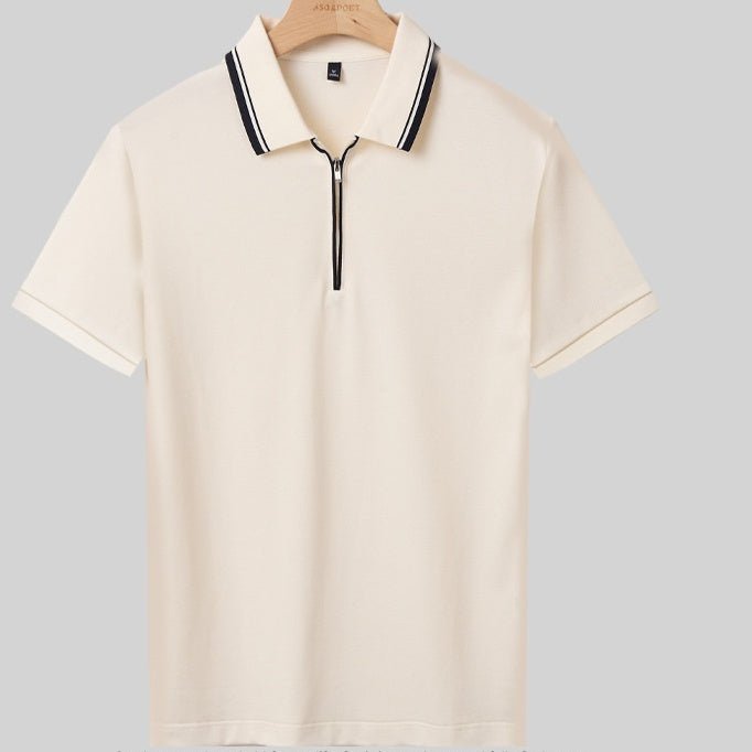Short - sleeved T-shirt Lapel Casual Polo Shirt For Men - PratSN
